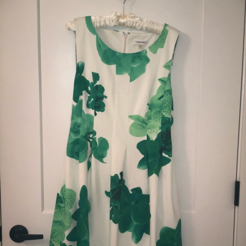 Calvin Klein Floral Fit and Flare dress